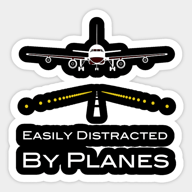 Airplane Sticker by mikevdv2001